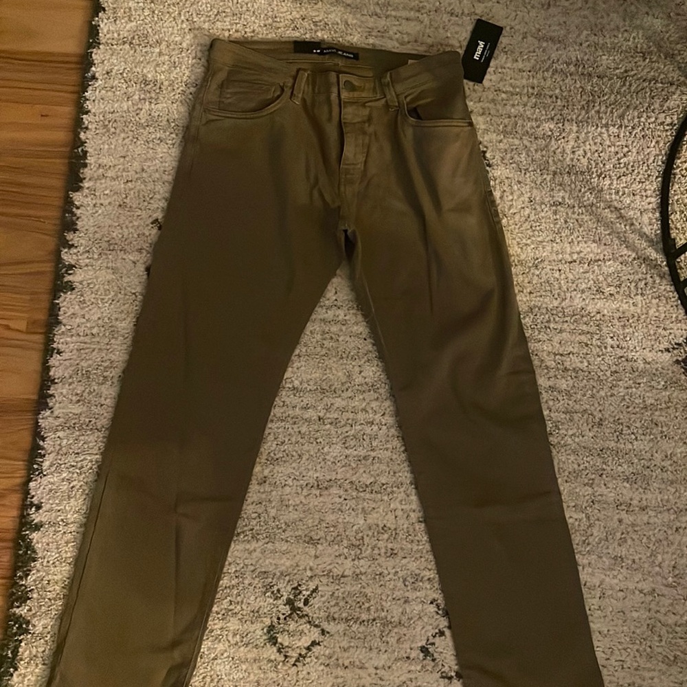 Mavi straight leg jean. Brown/green. 32x44